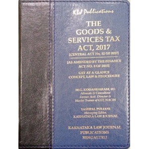 KLJ Publication's The Goods & Services Tax Act, 2017 [GST Pocket Edn. 2023] | Karnataka Law Journal